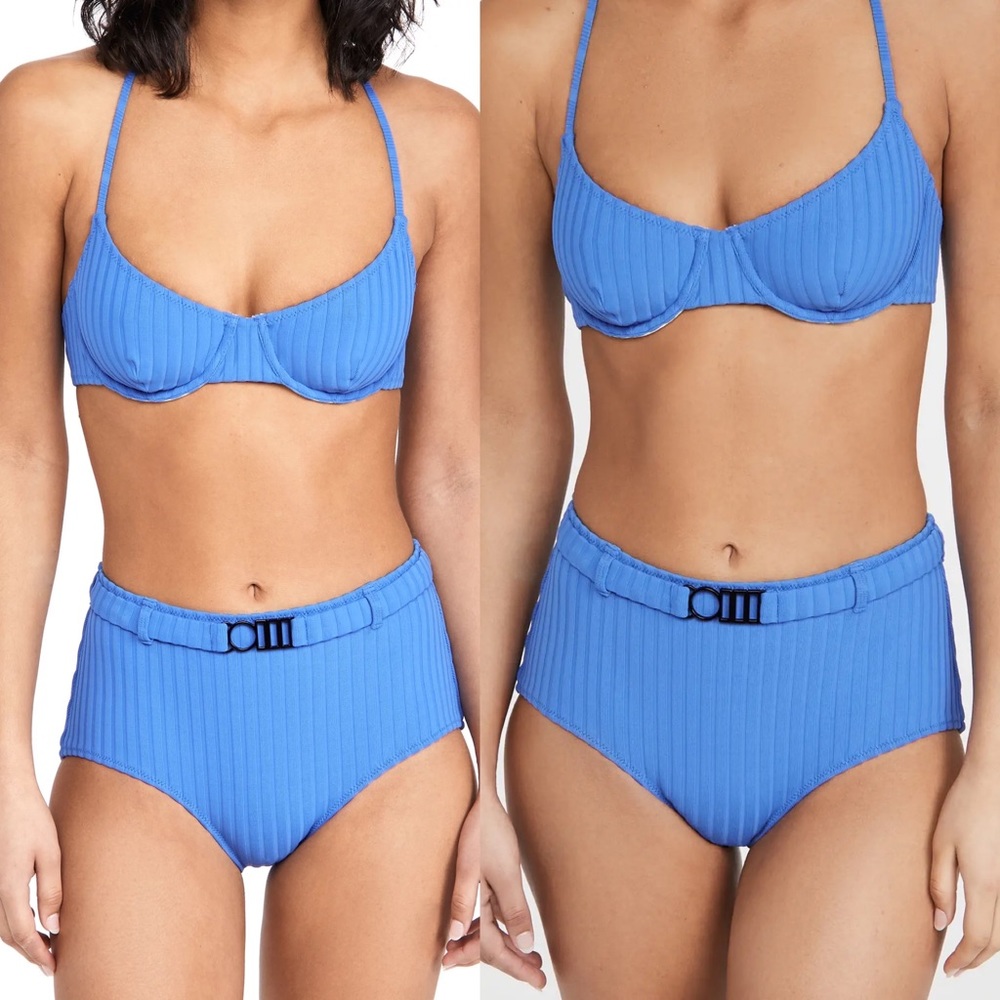 SOLID & STRIPED Ginger Ribbed Bikini Set - Picture 3 of 13